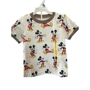 Mickey Mouse SS Tee NWT Heather Gray SZ 12 Months